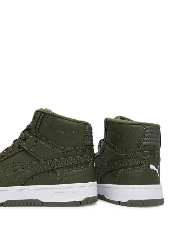 Puma Puma Снікерcи Rebound Slam Mid Wtr Jr 40880302 Темно-зелений
