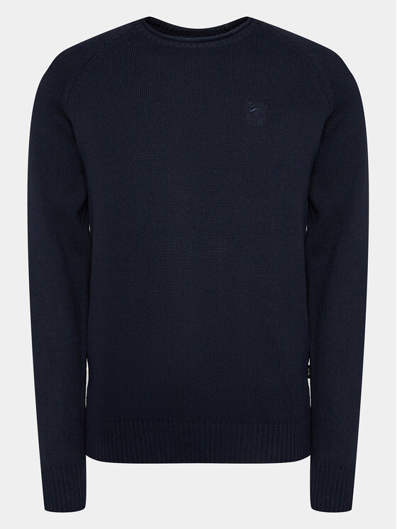 INDICODE Sveter Santoro 35-718 Tmavomodrá Regular Fit