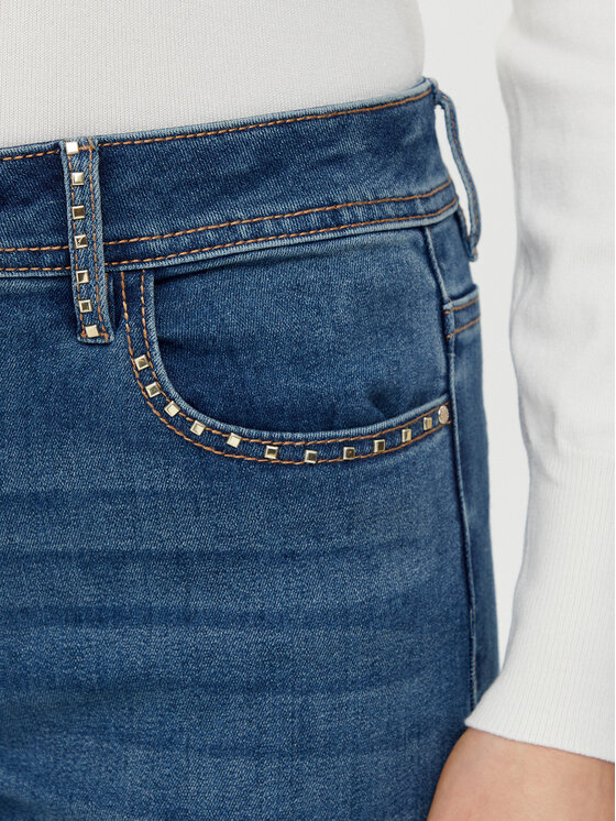 Morgan Morgan Jeans hlače 251-PNITRA Modra Bootcut Fit