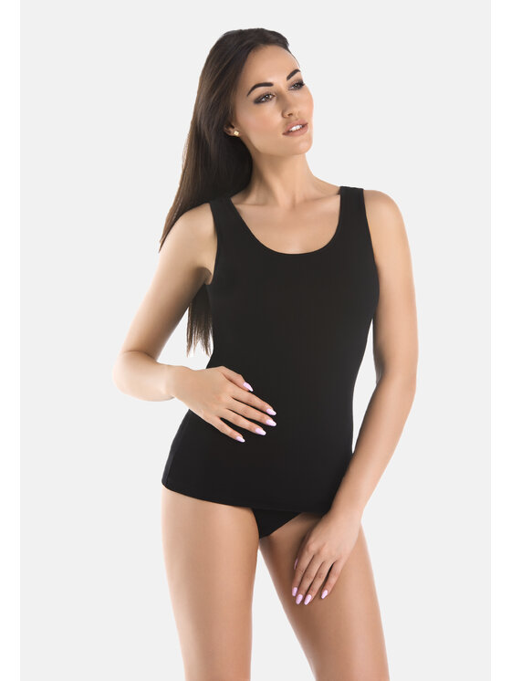 Teyli Teyli Top 418 Czarny Standard Fit
