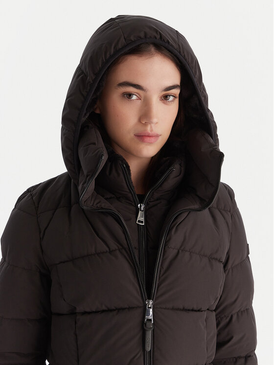 DKNY DKNY Giubbotto invernale DLEMPU97 Nero Regular Fit