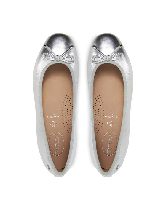 Tamaris Tamaris Ballerine 8-82102-42 Argento