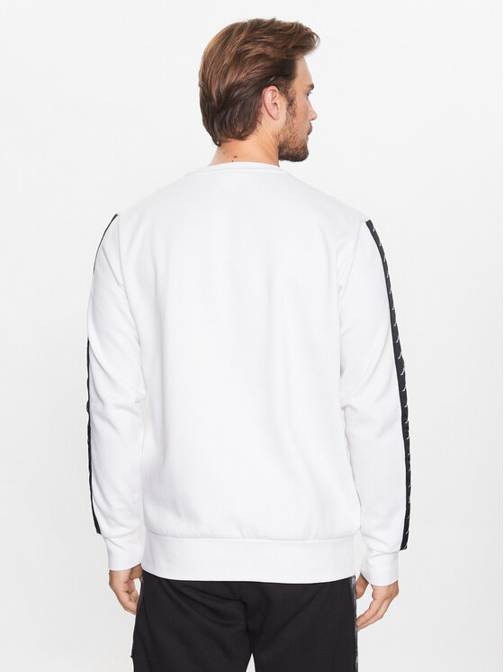 Kappa Kappa Mikina 313005 Biela Regular Fit