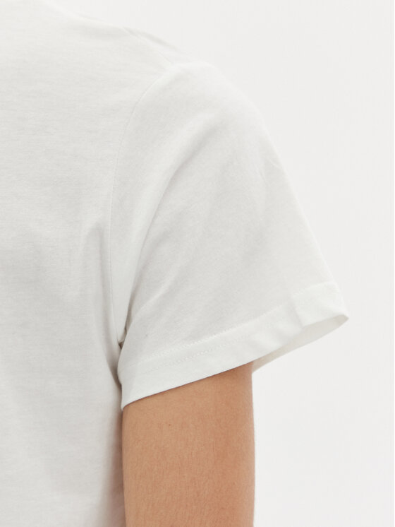 Lee Lee Póló Small Logo 112350196 Ekru Regular Fit