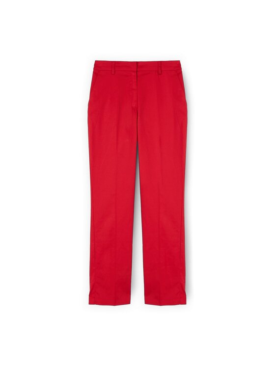 Motivi Motivi Pantaloni di tessuto P03BQ004701N016 Rosso Slim Fit