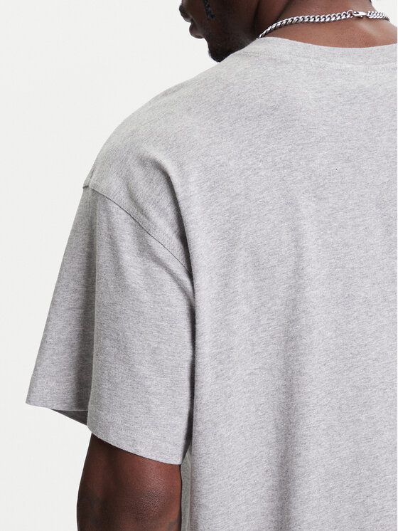 adidas adidas Tricou Trefoil Essentials JY6270 Gri Oversize