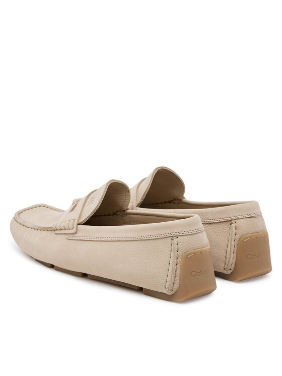 Calvin Klein Calvin Klein Mokasyny Driver Penny Nu HM0HM01866 Beżowy