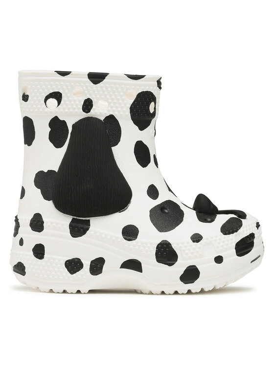 Crocs Crocs Guminiai batai Crocs Classic I Am Dalmatian Boot T 209079 Balta