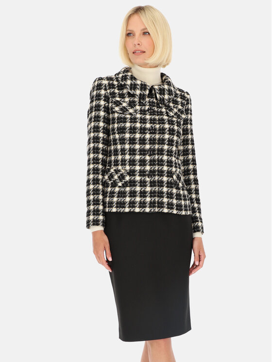 Potis & Verso Potis & Verso Marynarka Mirela Czarny Regular Fit