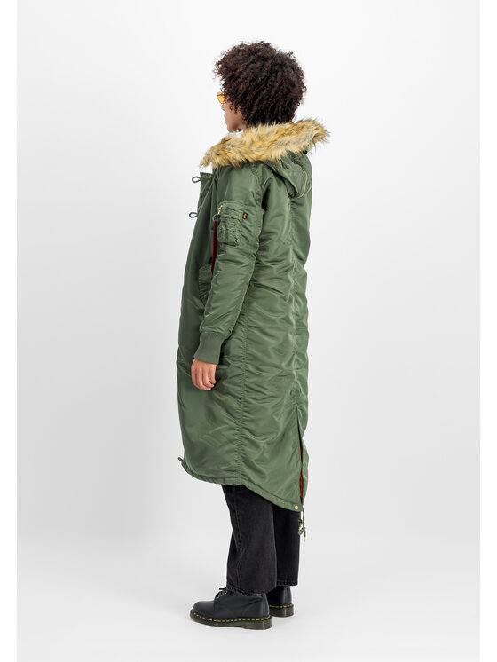 Alpha Industries Alpha Industries Parka 198013 Zielony Regular Fit