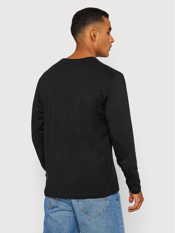 Pepe Jeans Pepe Jeans S dlhými rukávmi Eggo PM508209 Čierna Regular Fit