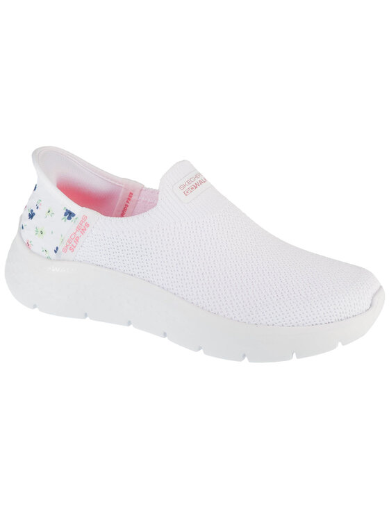 Skechers Skechers Sneakersy Skechers Slip-Ins: GO WALK Flex - Sunset Rose Biały