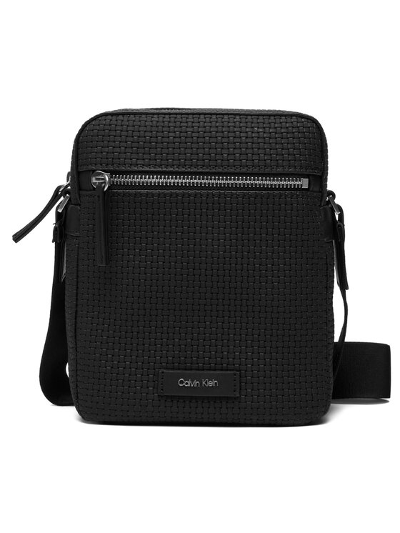 Calvin Klein Calvin Klein Brašna Embossed Woven Reporter LV04D3208G Černá