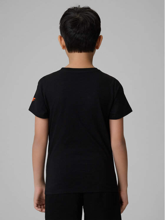4F 4F T-Shirt HIKING TRIP Czarny Regular Fit