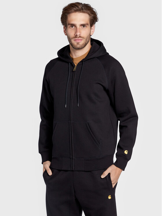 Carhartt WIP Carhartt WIP Majica dugih rukava Chase I026385 Crna Regular Fit