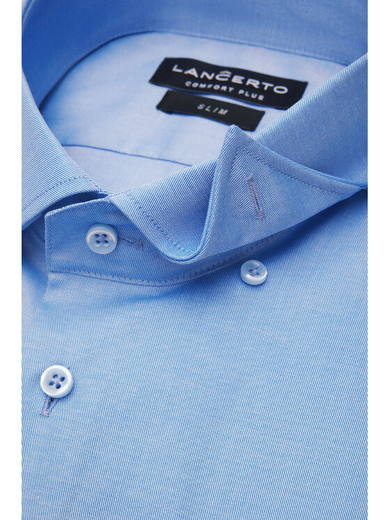Lancerto Lancerto Koszula Vittoria KO051223000056 Niebieski Slim Fit