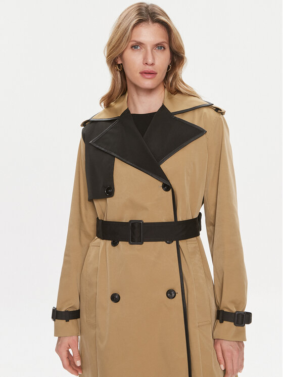 BOSS Boss Тренч Caduca 50505713 Бежевий Regular Fit