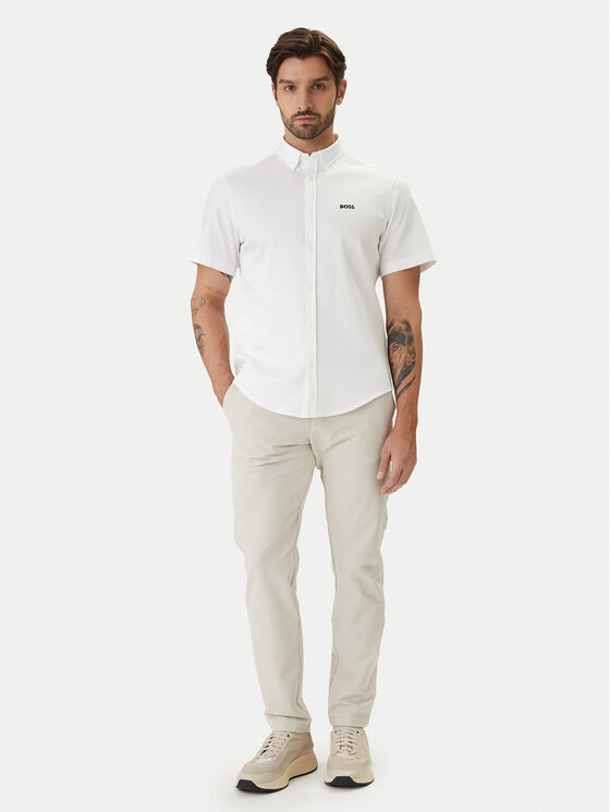 BOSS BOSS Košulja ST Motion 50555951 Bijela Regular Fit