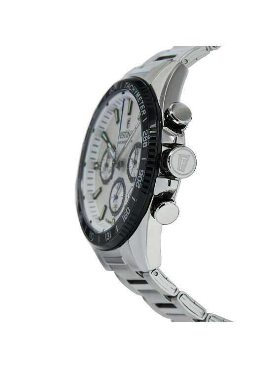 Festina Festina Zegarek Timeless Chronograph F20560/1 Srebrny