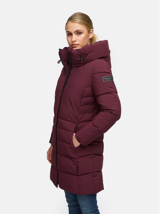Navahoo Navahoo Kurtka zimowa Mondnebel Bordowy Regular Fit