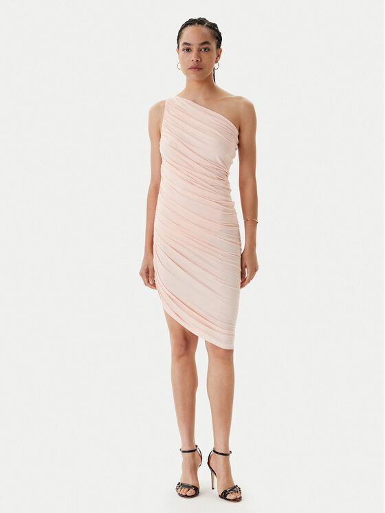 NORMA KAMALI NORMA KAMALI Sukienka koktajlowa ST1253MD288832 Różowy Slim Fit
