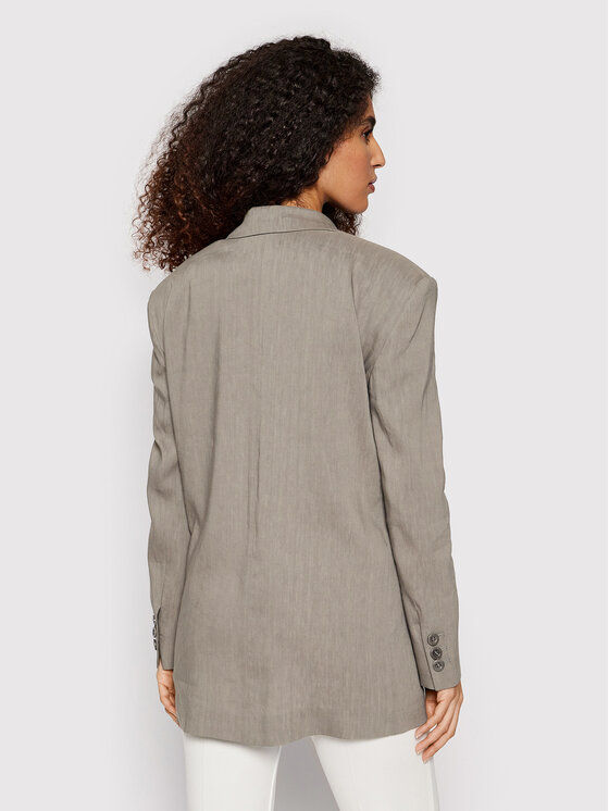 Marella Marella Marynarka Patty 30410125 Szary Straight Fit