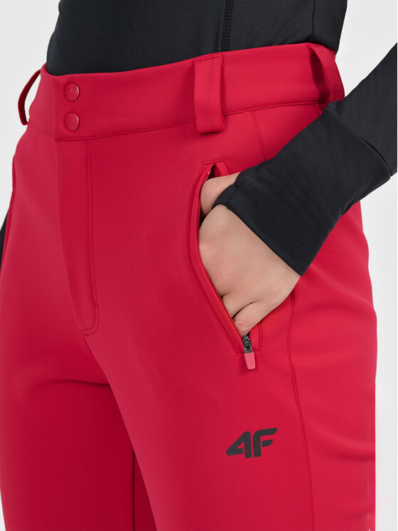 4F 4F Spodnie narciarskie 4FWAW26TFTRF1468-53S Różowy ciemny Active Fit