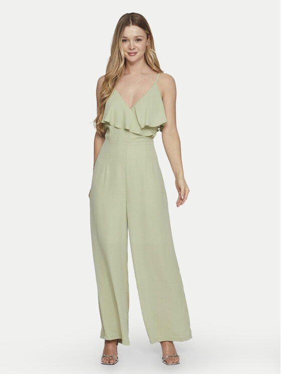 Vila Vila Jumpsuit Elke 14093630 Verde Regular Fit