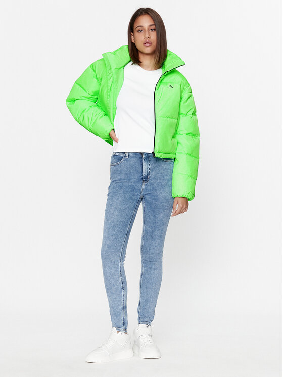 Calvin Klein Jeans Calvin Klein Jeans Μπουφάν χειμωνιάτικο J20J222340 Πράσινο Regular Fit