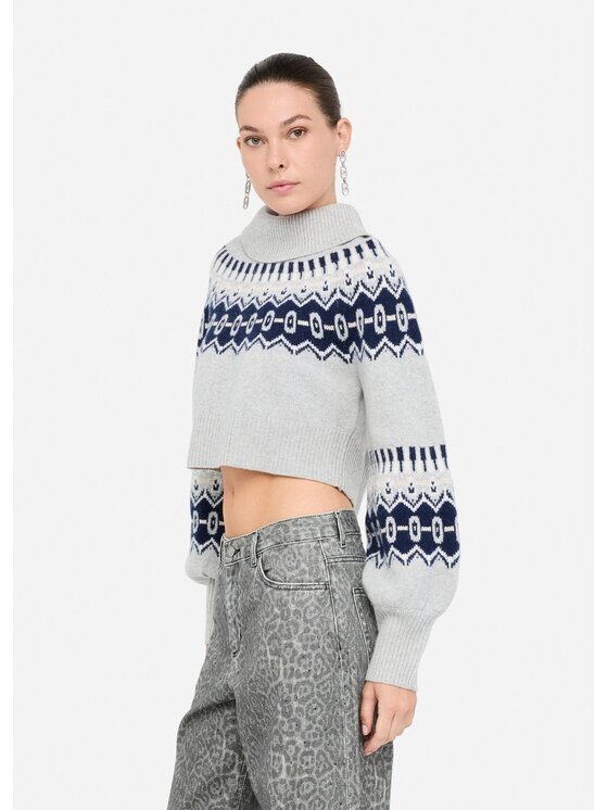 Liu Jo Liu Jo Maglione CF5130MS035C3749 Grigio Regular Fit