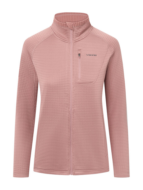 Viking Viking Bluza Admont Full Zip Lady Różowy Regular Fit