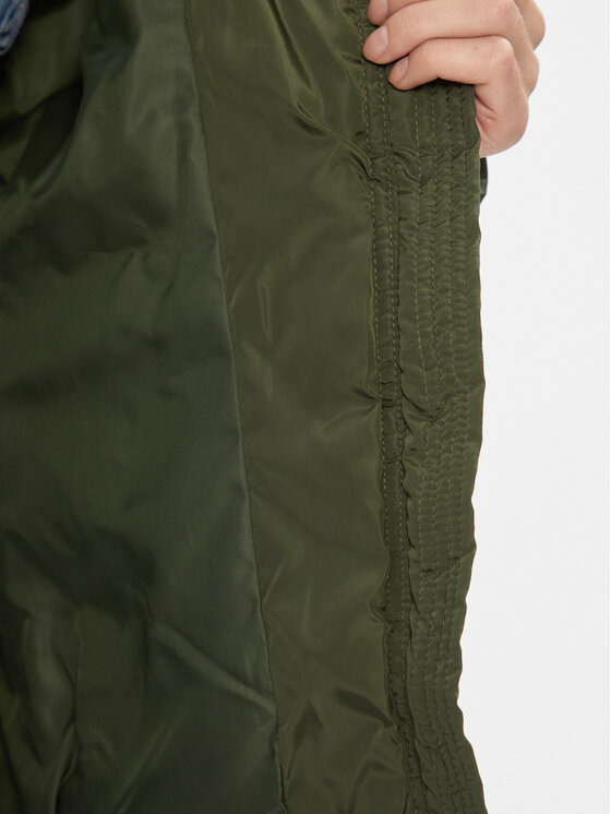 ONLY Carmakoma ONLY Carmakoma Зимно яке 15305702 Зелен Regular Fit