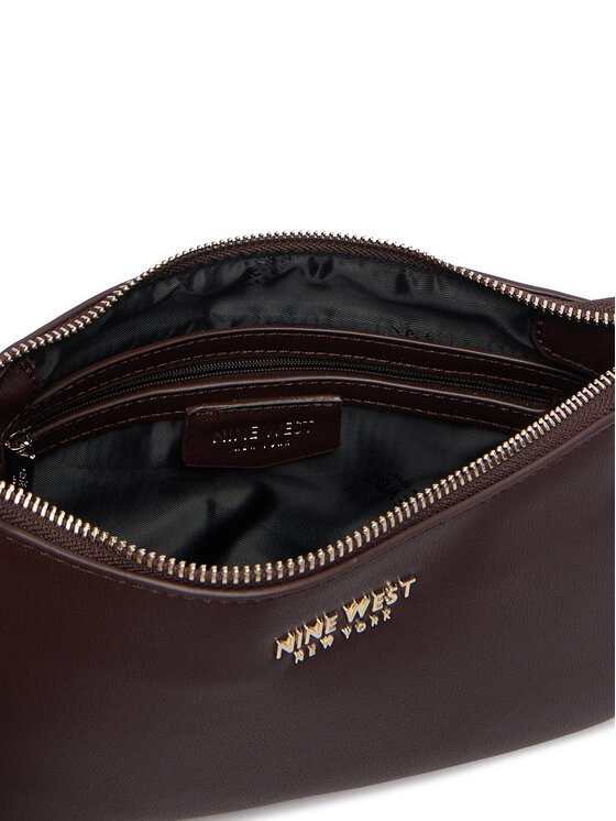 Nine West Nine West Дамска чанта CEO-VELVET CHARM-LA374-4788 Кафяв
