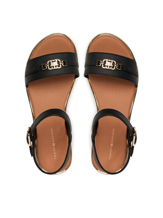 Tommy Hilfiger Tommy Hilfiger Sandały T3A2-33778-0326 S Czarny