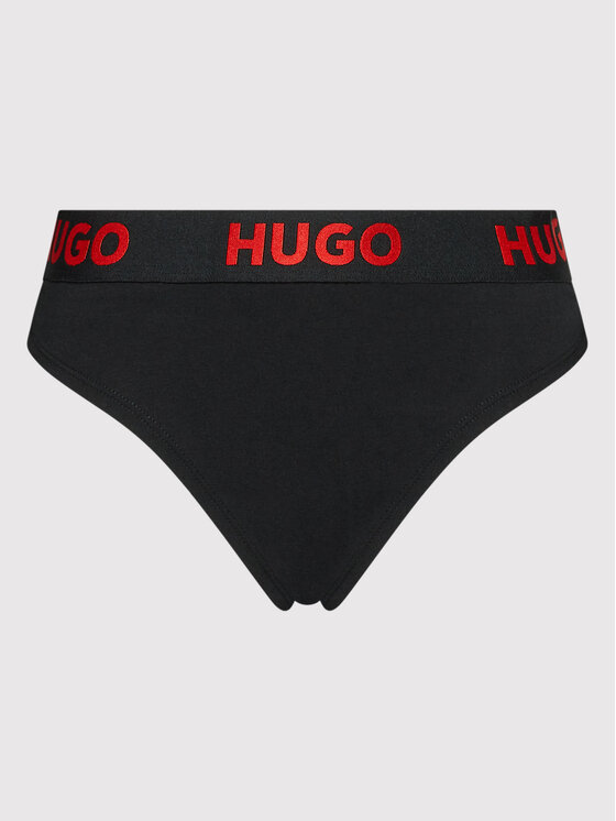 HUGO Hugo Stringid Thong Sporty Logo 50469651 Must