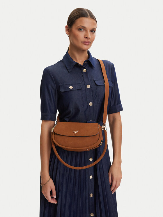 Guess Guess Ročna torba Danya HWSG99 18190 Svetlo rjava