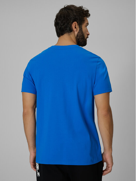 4F 4F T-Shirt ESSENTIAL 2 Niebieski Regular Fit