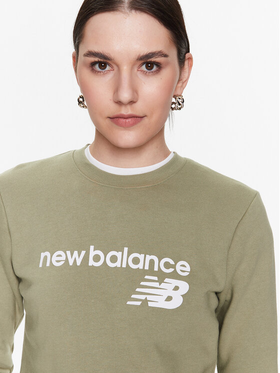 New Balance New Balance Μπλούζα Classic Core WT03811 Πράσινο Relaxed Fit