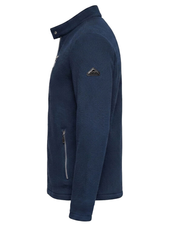 Ombre Ombre Kurtka przejściowa C587 Granatowy Slim Fit