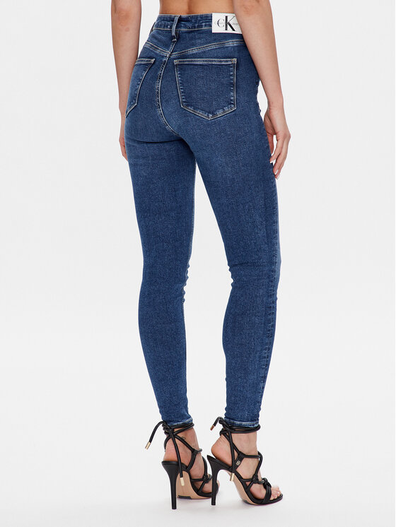 Calvin Klein Jeans Calvin Klein Jeans Traperice J20J220614 Plava Skinny Fit