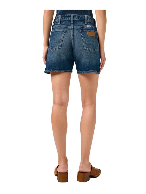 Wrangler Wrangler Szorty jeansowe 112362702 Granatowy Regular Fit