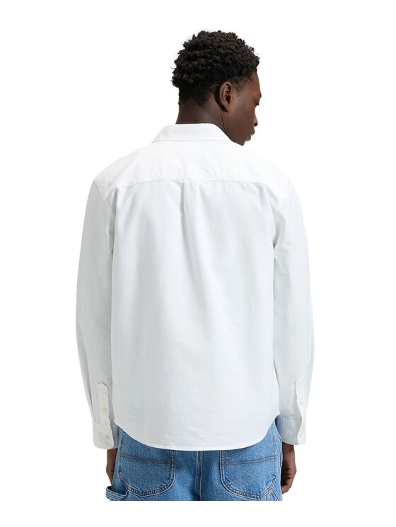 Lee Lee Camicia 112376595 Bianco Regular Fit
