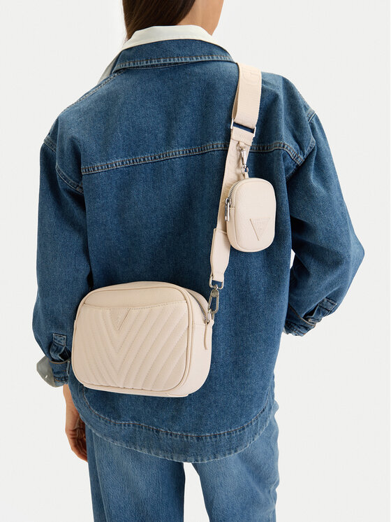 Guess Jeans Geantă CWBEO-GUESS-M-001-09 Écru