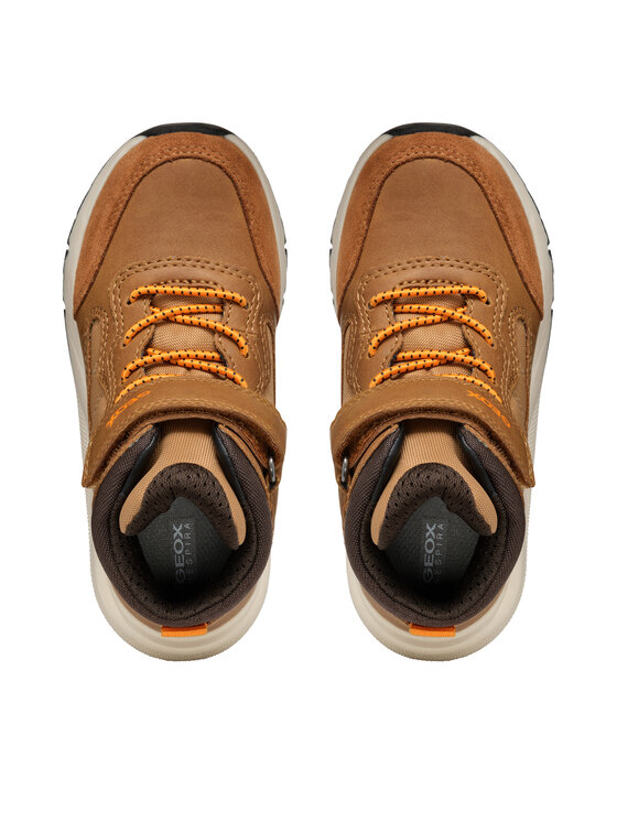 Geox Geox Šnurovacia obuv J Rooner Boy J46H0E 0MEFU C6001 S Hnedá