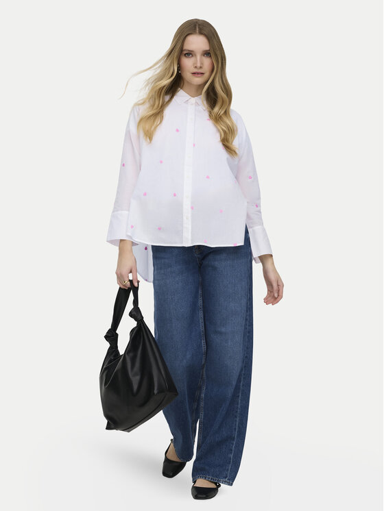 ONLY ONLY Särk 15283743 Valge Box Fit