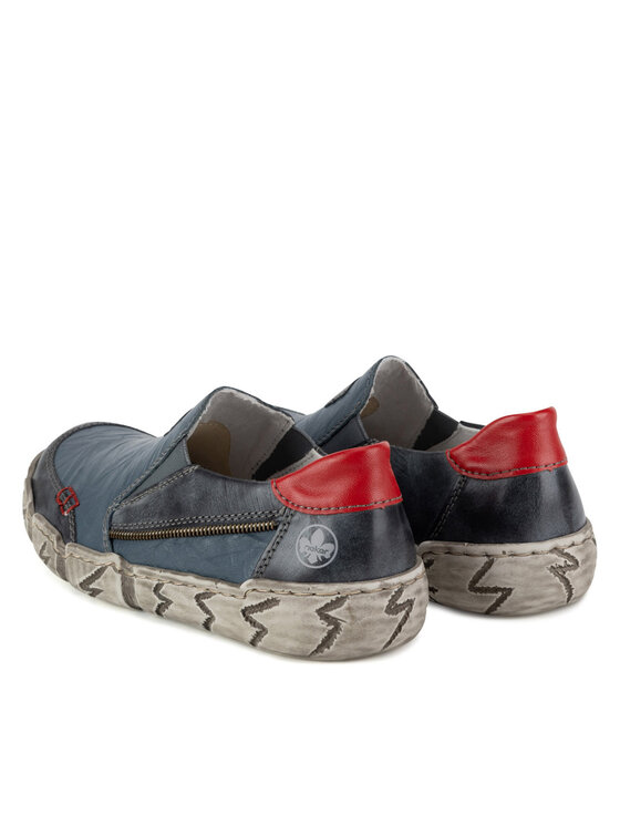 Rieker Rieker Halbschuhe L0359-12 Blau