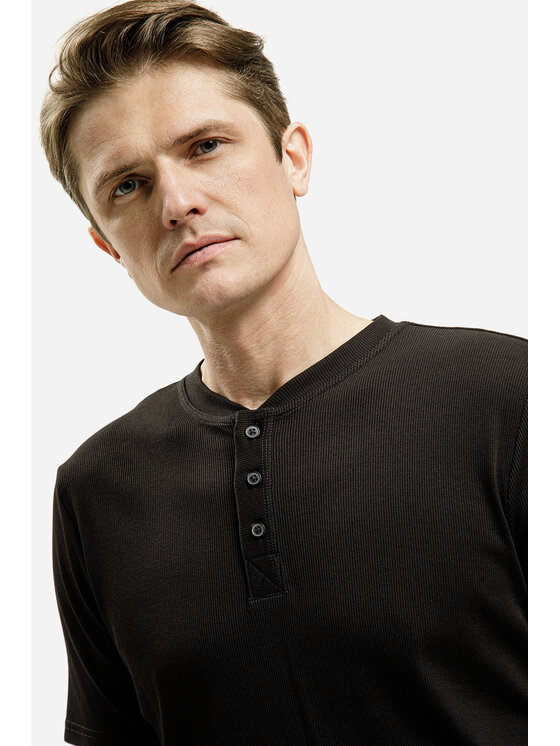 Cross Jeans Cross Jeans T-Shirt 15495-020 Czarny Slim Fit
