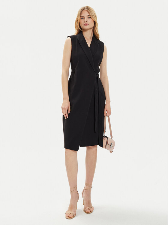 Imperial Imperial Rochie cocktail ADOFHJZ Negru Slim Fit
