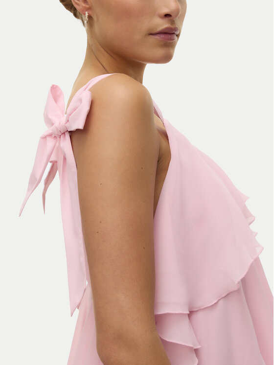 Vero Moda Vero Moda Večerní šaty Felicia 10331377 Růžová Regular Fit