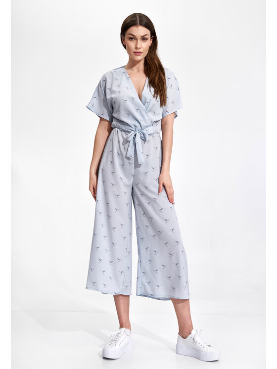 FIGL FIGL Kombinezon M863 Błękitny Regular Fit